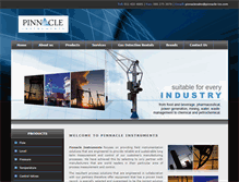 Tablet Screenshot of pinnacle-ice.com